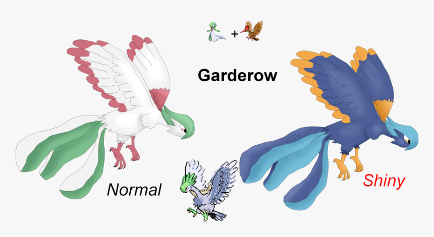 An Other Pokémon Fusion - Pigeons And Doves, HD Png Download