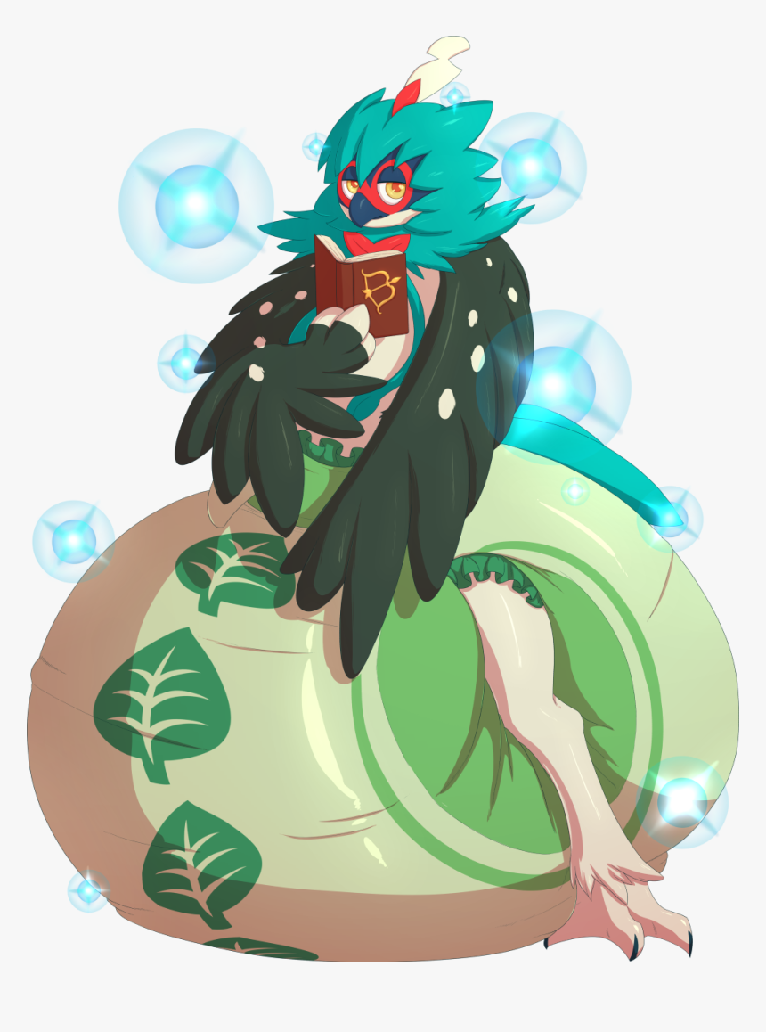 Introducing Hanzo - Decidueye Diaper, HD Png Download