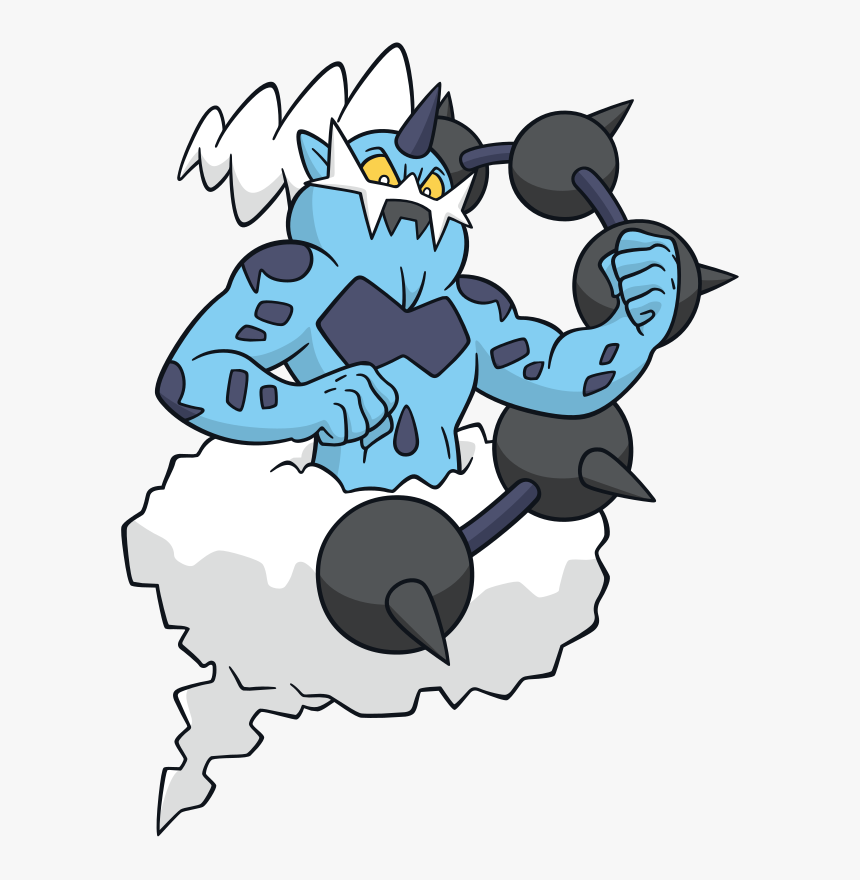 Pokémon Thundurus Shiny Gif, HD Png Download