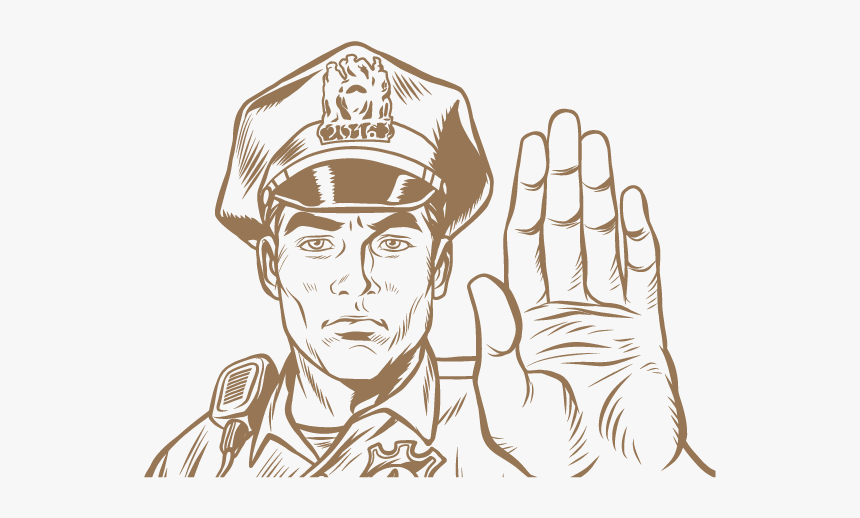 Police Officer Close Up, HD Png Download