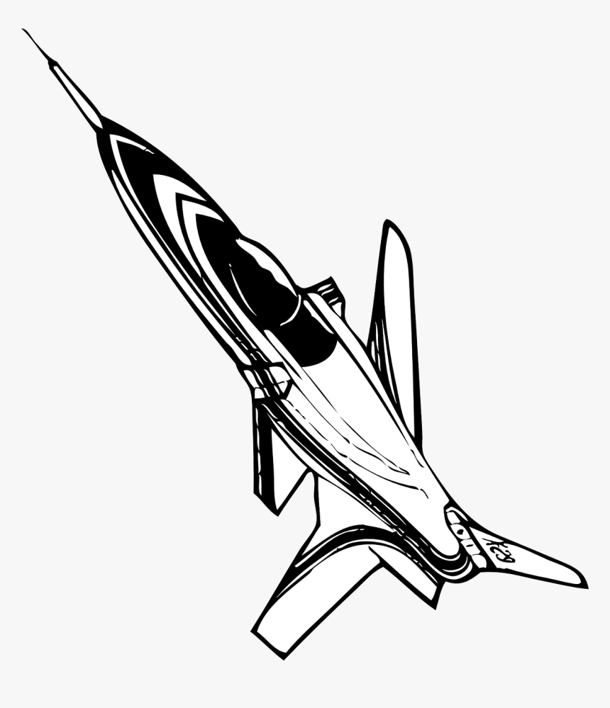 Jet Black & White Clip Art, HD Png Download