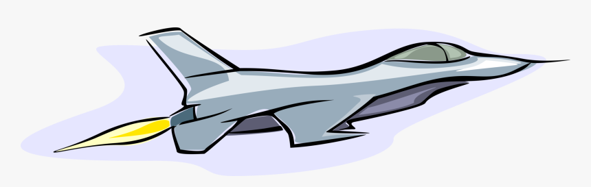 Vector Illustration Of Armed Forces Military Jet Fighter, HD Png Download