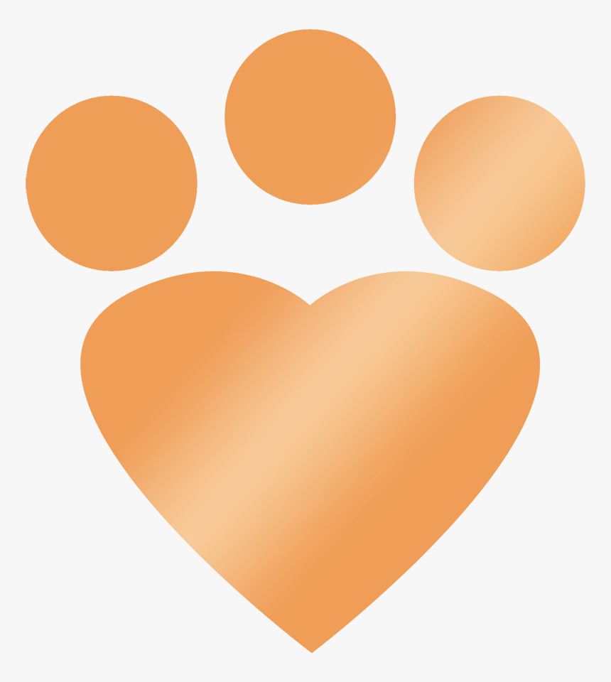 Transparent Paw Print Heart Clipart - Heart, HD Png Download