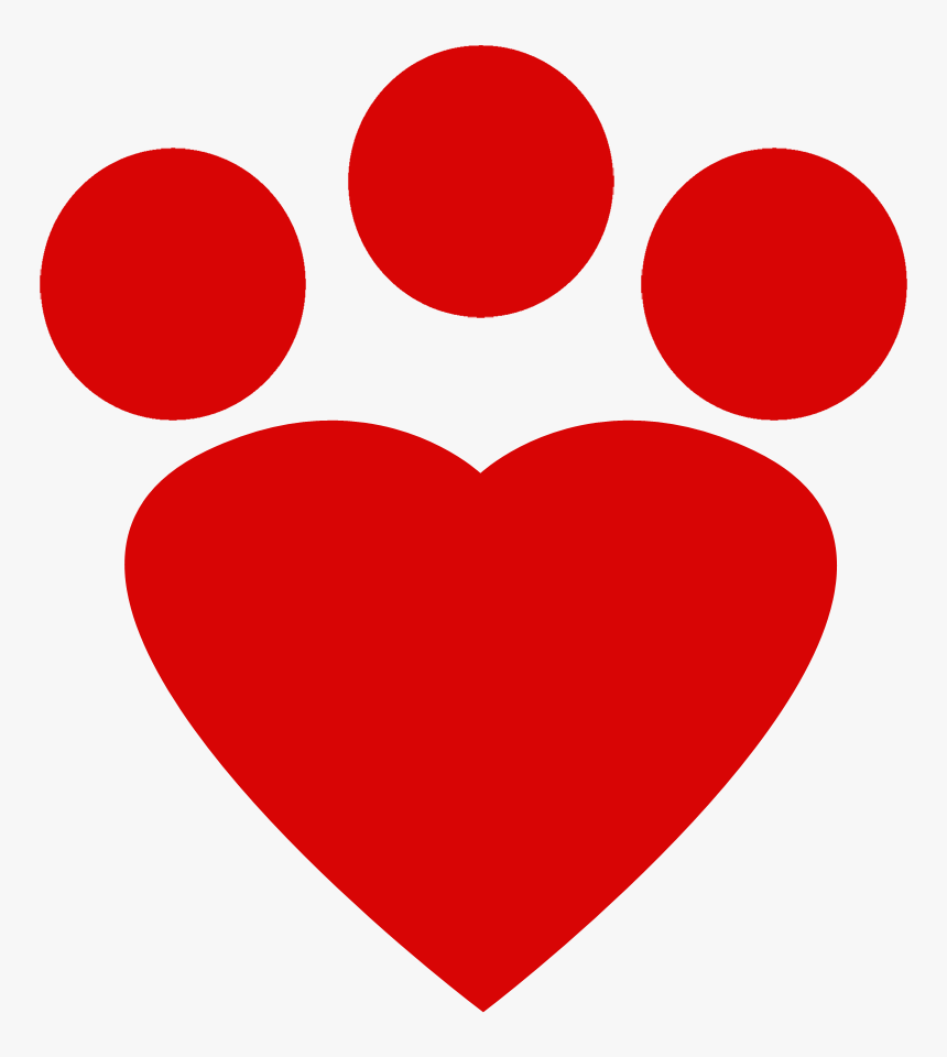 Cat Footprint Icon Red Png, Transparent Png