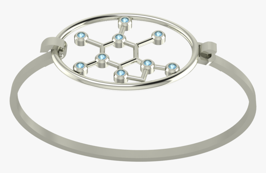 Molecule Caffeine Coffee - Circle, HD Png Download