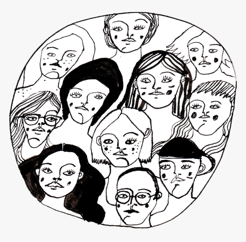 Bombassbabes Faces - Sketch, HD Png Download