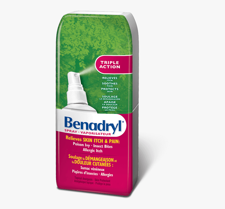Benadryl® Itch Spray - Benadryl After Bite Spray, HD Png Download