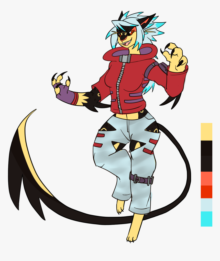 Free Roaming Liepard - Cartoon, HD Png Download