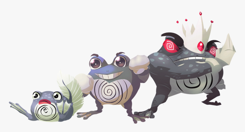 Pkmnathon Poli Family - Cartoon, HD Png Download