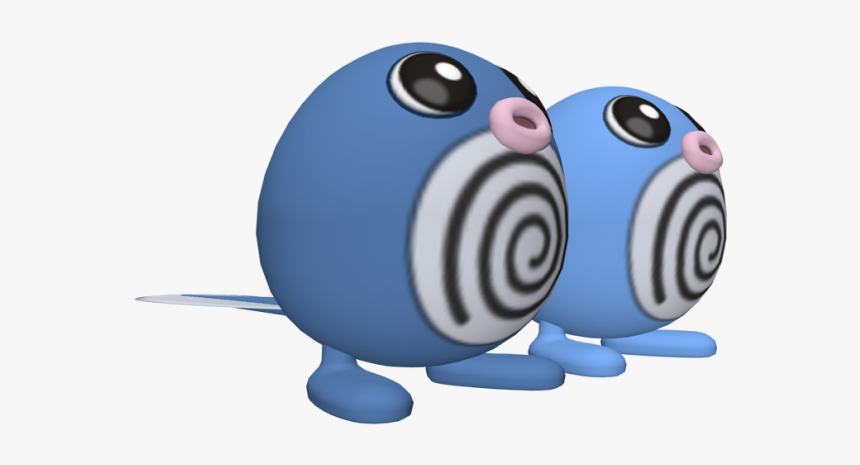 Poliwag 3d Model - Cartoon, HD Png Download