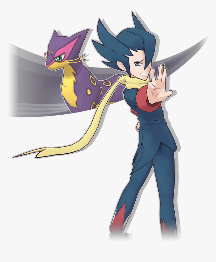 Grimsley & Liepard - Pokemon Masters Christmas Siebold, HD Png Download