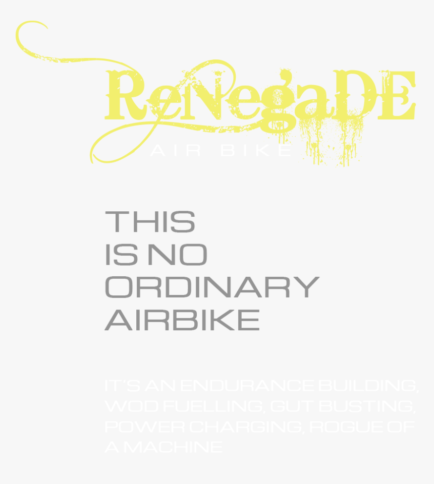 Renegade Air Bike Logo, HD Png Download
