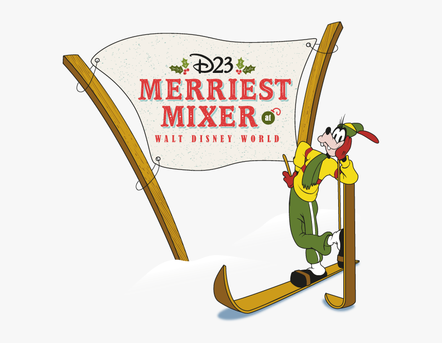 Tickets For D23’s Merriest Mixer At Walt Disney World - Cartoon, HD Png Download