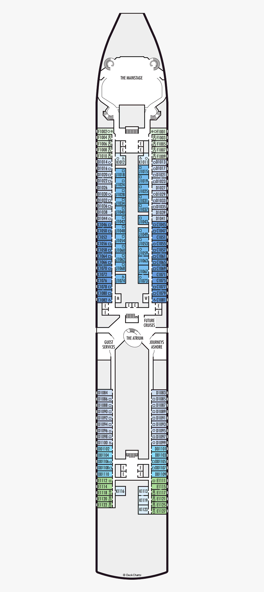 Zuiderdam Deck Plan, HD Png Download