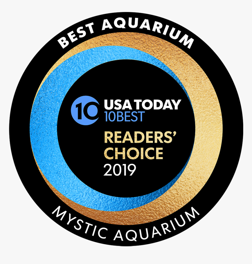 Best Aquarium 2019 Badge - Usa Today Top 10, HD Png Download