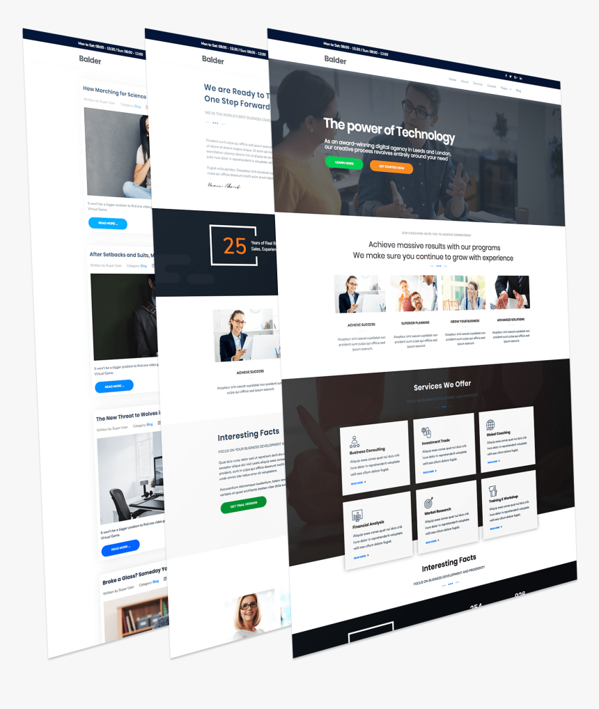 Business & Corporate Joomla Theme - Online Advertising, HD Png Download