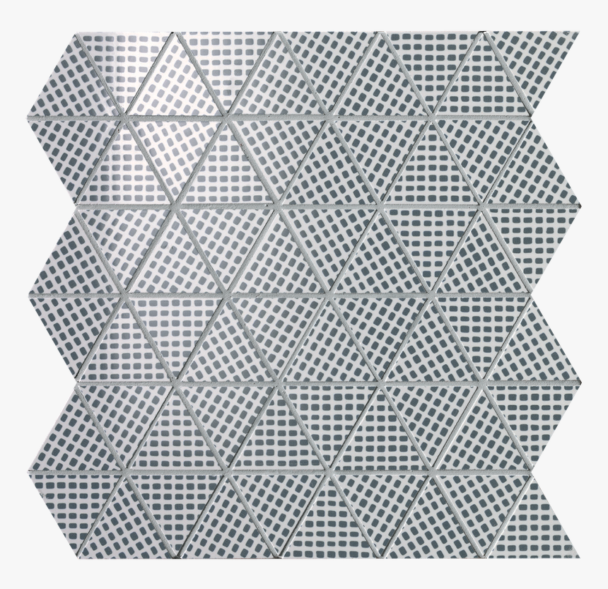 Frame Pat Deco Blue Triangolo, HD Png Download