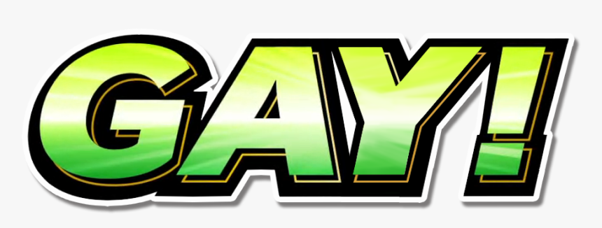 Gay Green Text Font Logo, HD Png Download