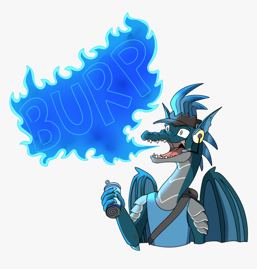 Drakoscout Fire Burp - Cartoon, HD Png Download