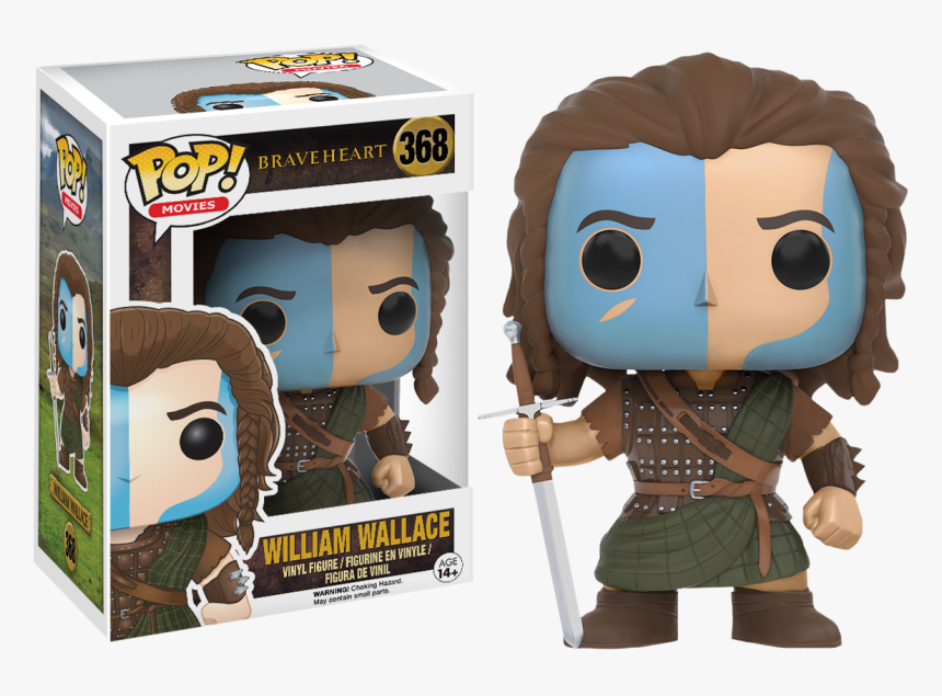 William Wallace Pop Vinyl Figure - William Wallace Funko Pop, HD Png Download