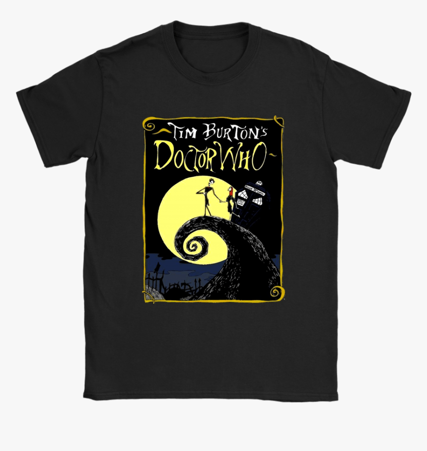 The Nightmare Before Christmas Tim Burton S Doctor - Tim Burton Doctor Who T Shirt, HD Png Download