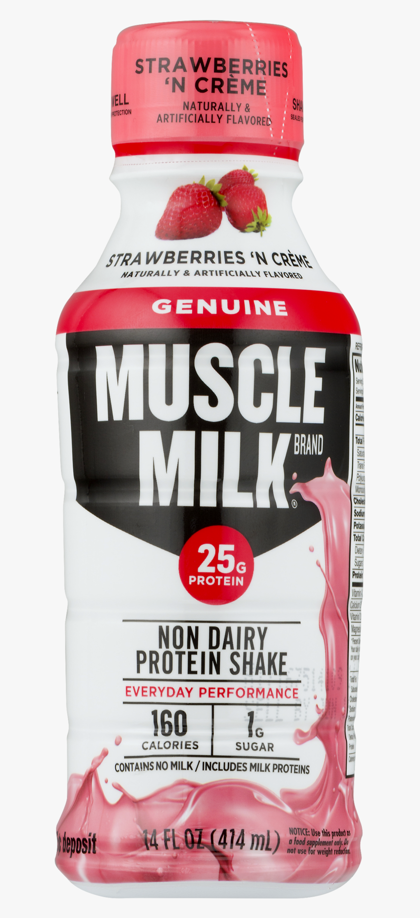 Muscle Milk Protein Strawberry, HD Png Download