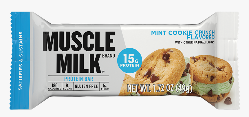 Cytosport Protein Bar Mint Cookie Crunch - Muscle Milk Protein Bars Birthday Cake, HD Png Download