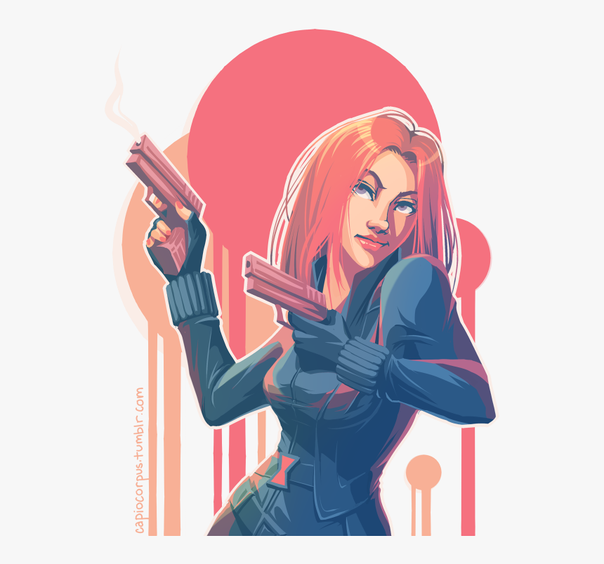 Natasha Romanoff Art, HD Png Download