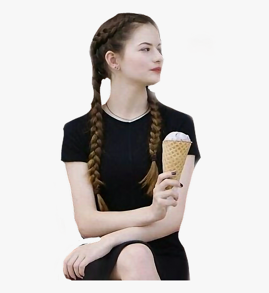 #mackenziefoy - Sitting, HD Png Download