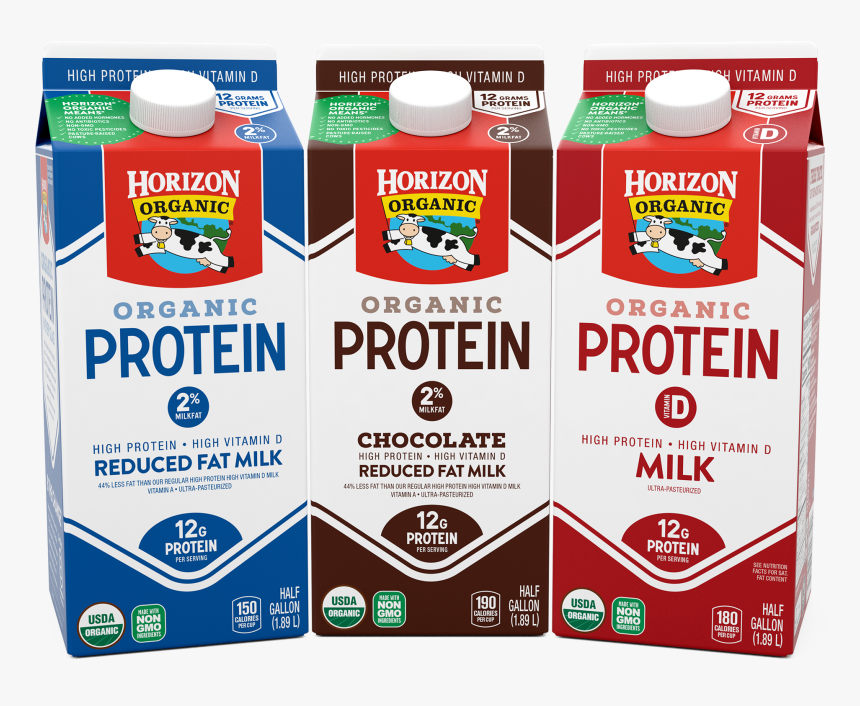 Horizon Organic Protein Milk, HD Png Download