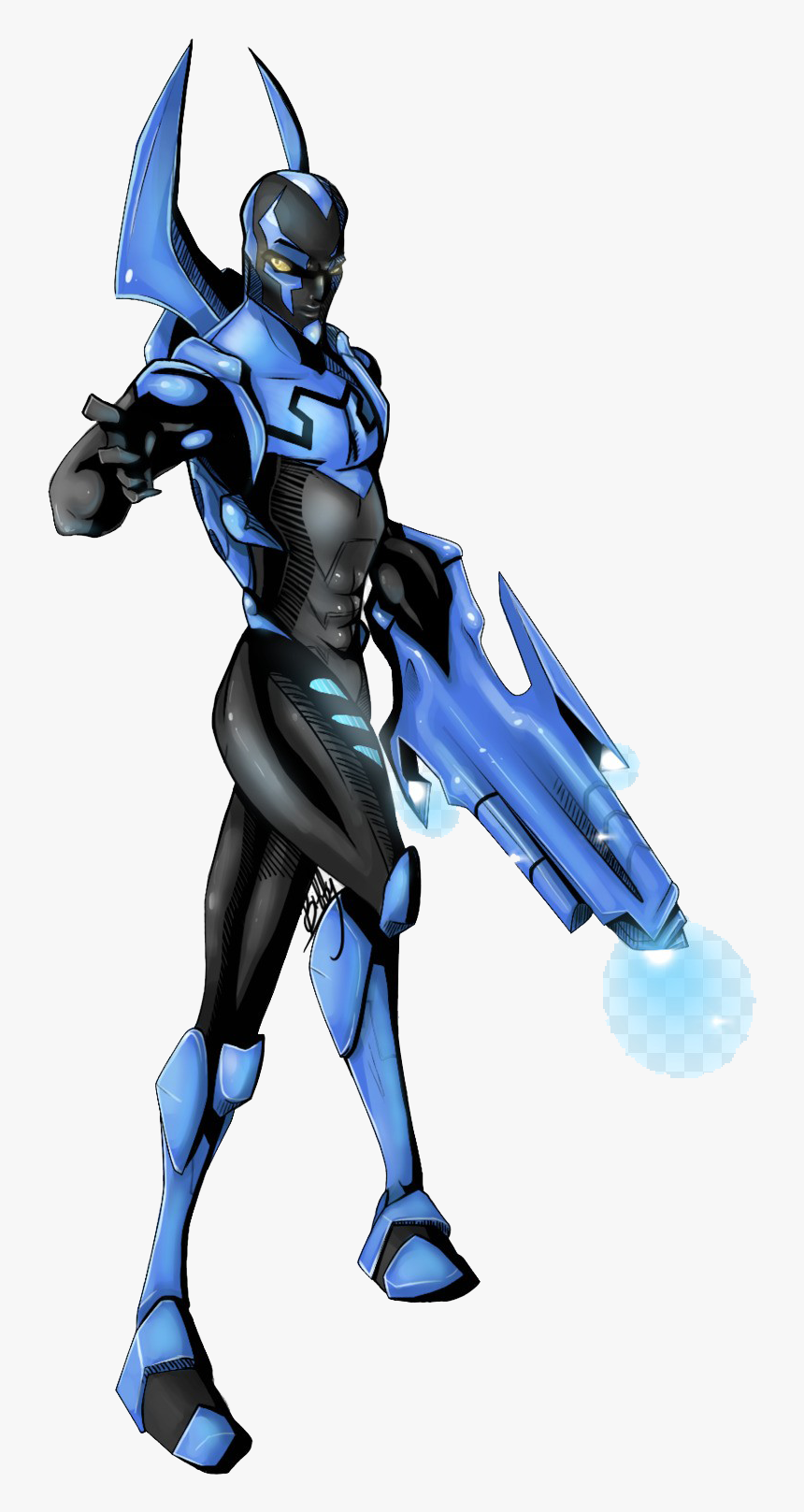 Blue Beetle Png Background - Blue Beetle Comic Png, Transparent Png