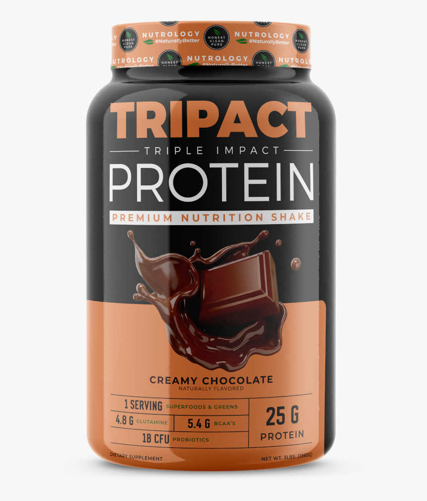 Tripact Chocolate 3lb - Chocolate Milk, HD Png Download