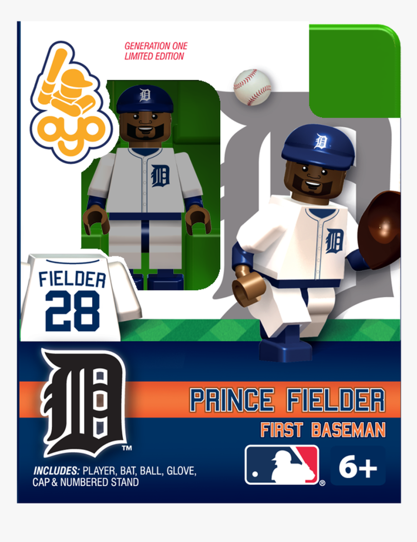 Prince Fielder Detroit Tigers Oyo Sportstoys Minifigures - Buster Posey Lego Set, HD Png Download