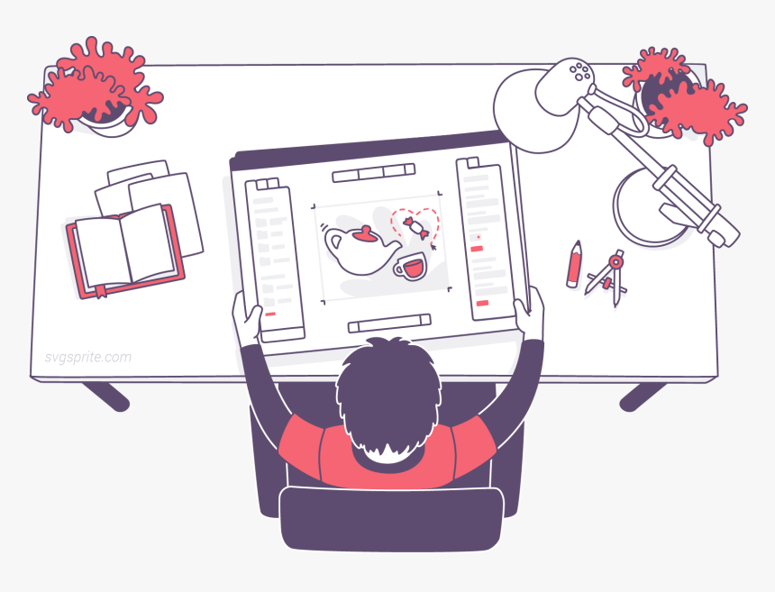 Work With The Reactive Doodles App - Cartoon, HD Png Download