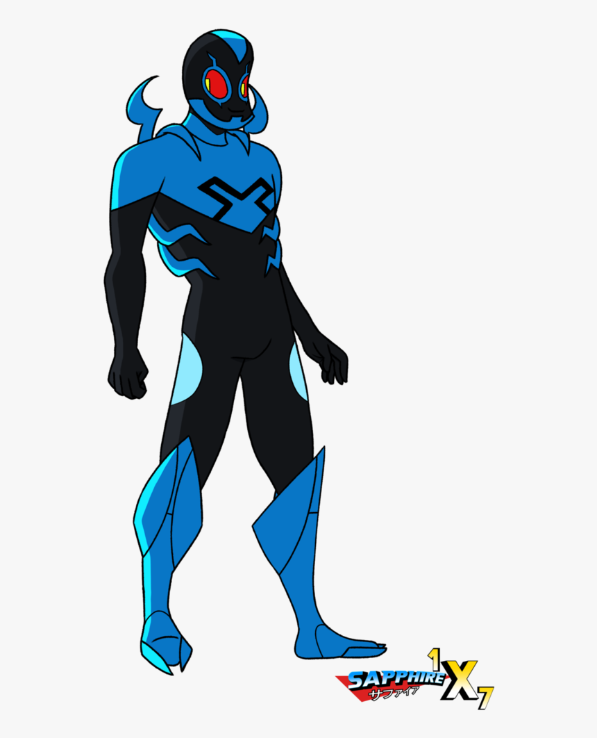 Coloring Practice Blue Beetle - Illustration, HD Png Download
