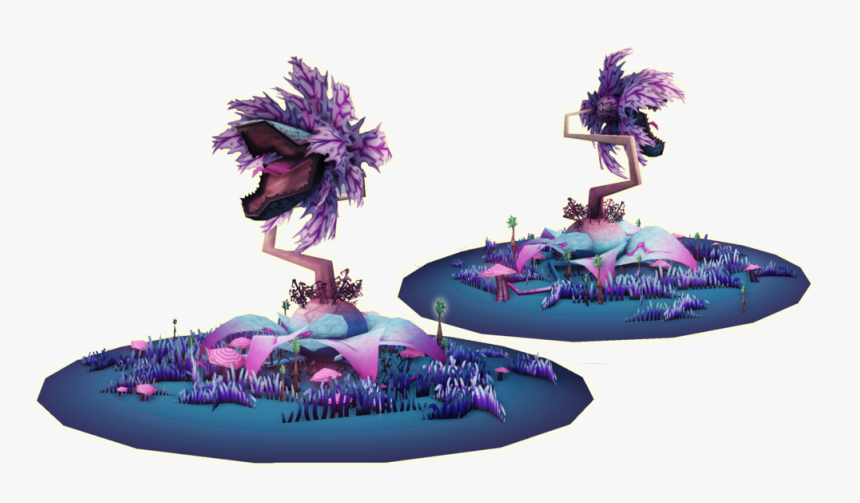 Low Poly Plant - Fictional Character, HD Png Download