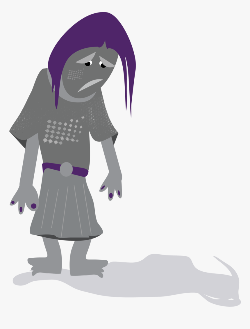 Lonely-01 - Cartoon, HD Png Download