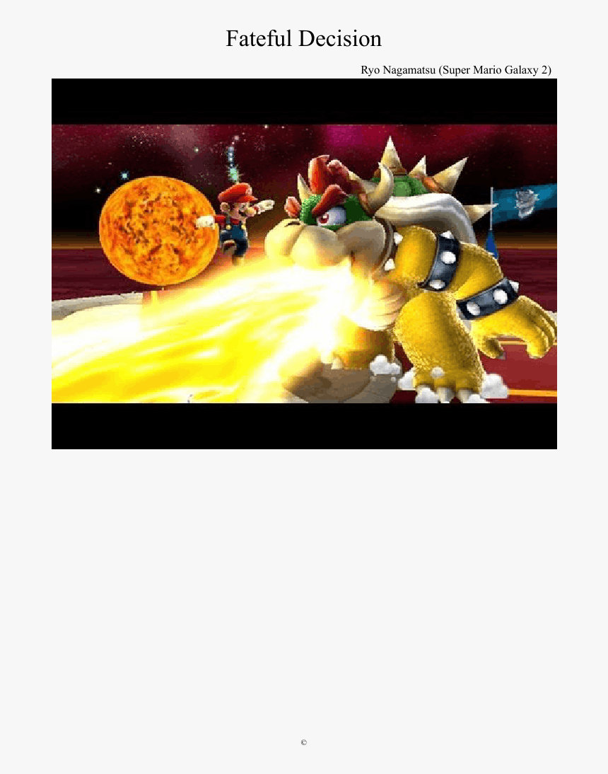 Mario Vs Bowser Final, HD Png Download