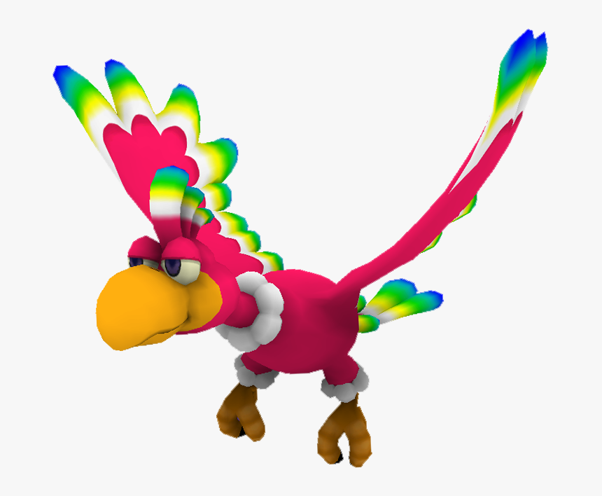 Fluzzardbird - Super Mario Galaxy 2 Bird, HD Png Download