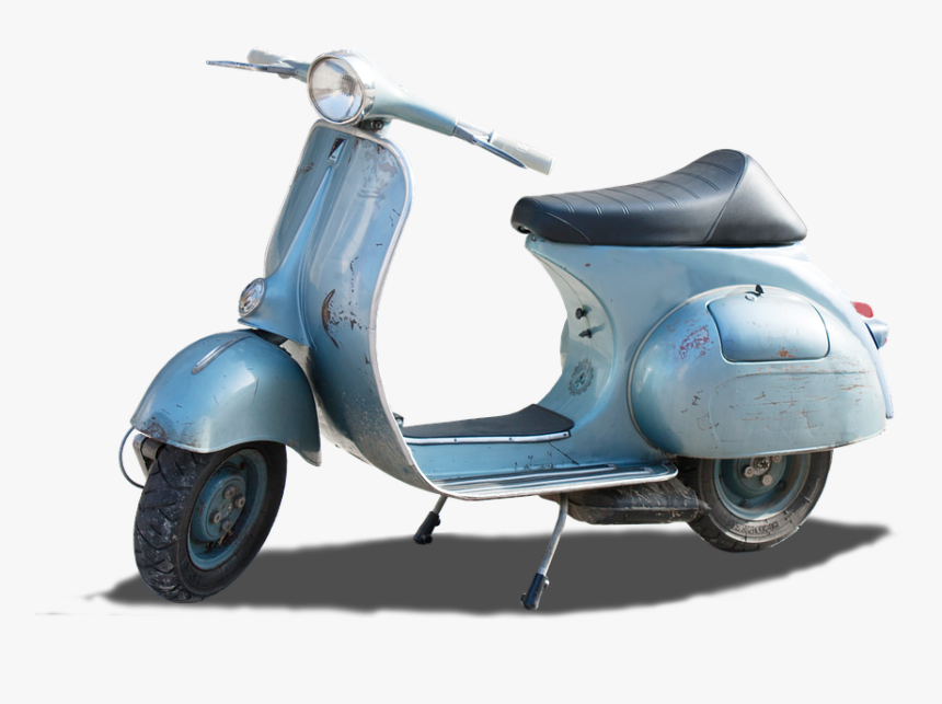 Vintage Vespa Png, Transparent Png