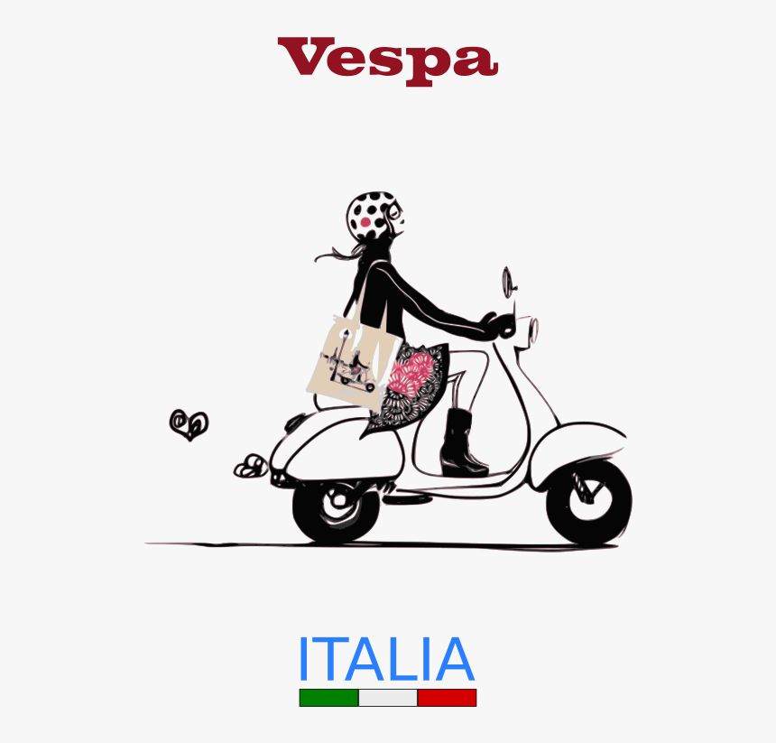 Vespa - Vespa Clipart, HD Png Download