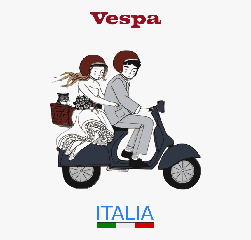 Vespa Clipart, HD Png Download