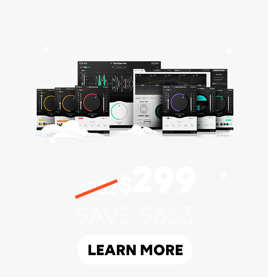Era 4 Bundle Pro Sale - Accusonus Era 4, HD Png Download