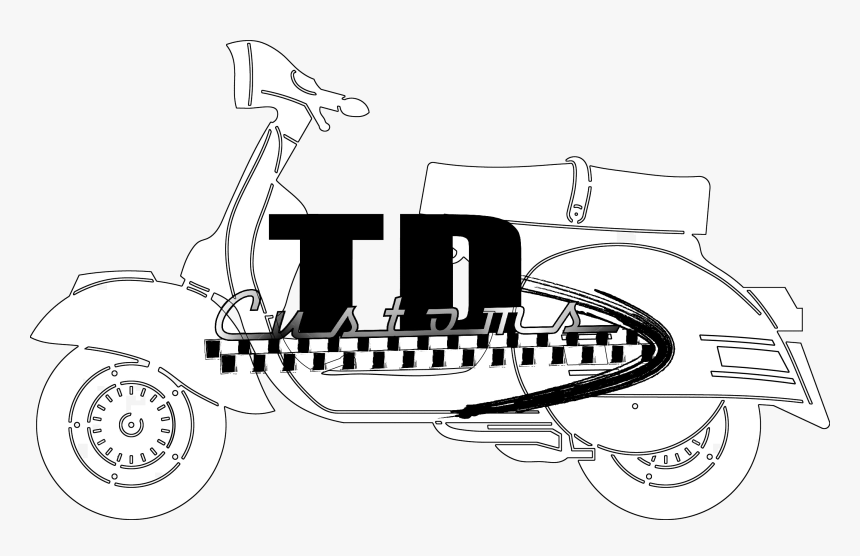 Vespa-logo - Lambretta Li Special, HD Png Download