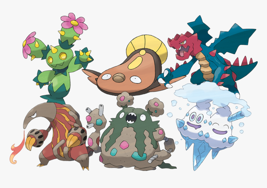 Image - Golurk And Druddigon, HD Png Download