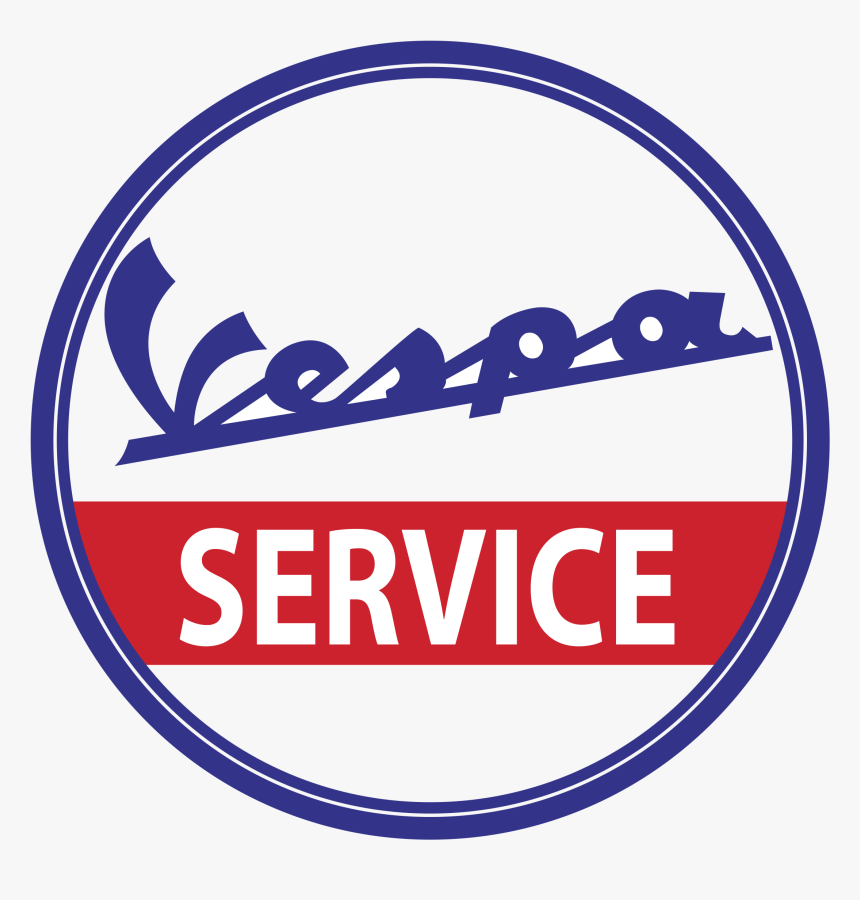 Vespa Service Logo Vector, HD Png Download
