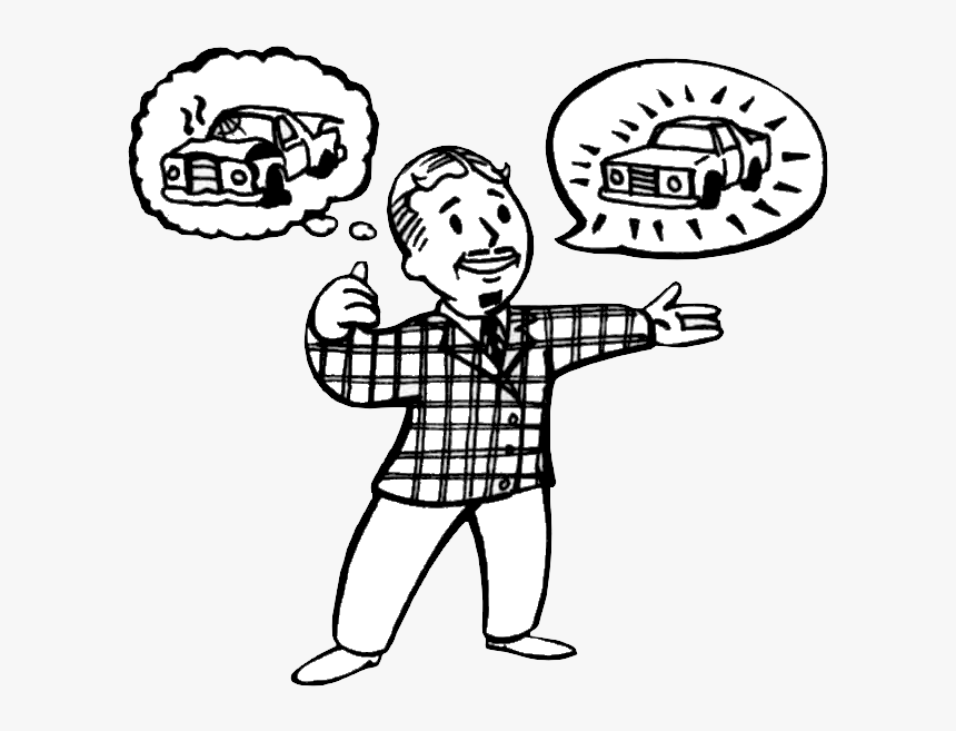 Vault Boy Fallout 2 Perks, HD Png Download
