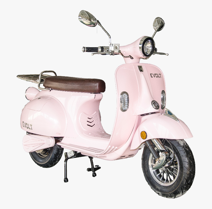 Evolt Moped Electric Bubblegum - Vespa, HD Png Download