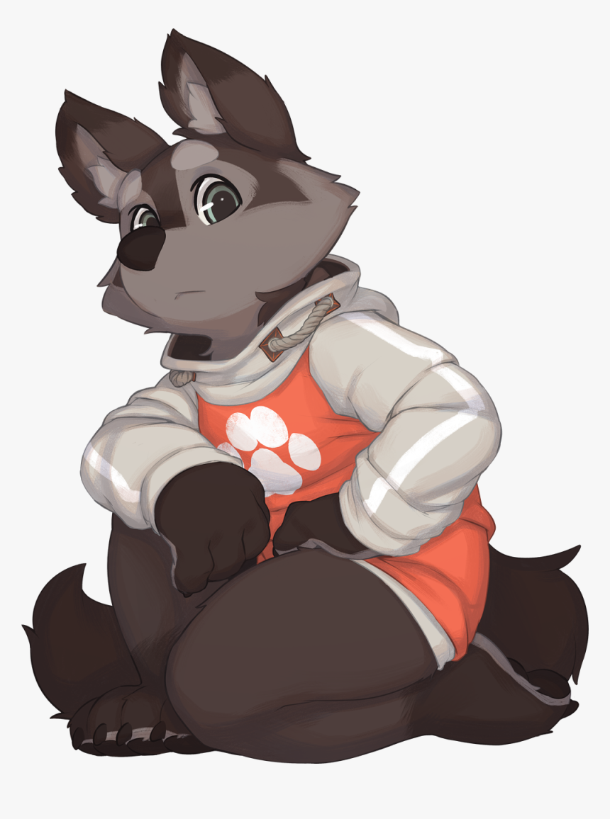 Oswald Only Wears The Comfiest Oversized Hoodies - Cartoon, HD Png Download