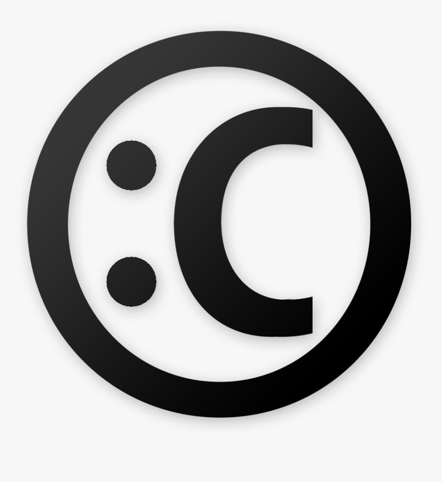 Copyright Symbol Frowny Face Pngfrowny Face Png - Football Sign, Transparent Png